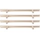 thumbnail image 1 of Herrajes para puertas Jadeshay 4 juegos de Manijas de puerta accesorios de aluminio Oro, 1 of 8