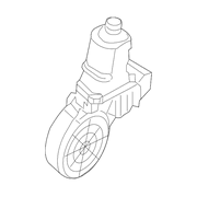 Genuine OE Nissan Window Motor - 80731-3TA0B