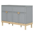 thumbnail image 5 of Harper & Bright Designs Queen Murphy Bed Wall Bed, Queen Size Cabinet Bed Folding Wall Bed for Guest Room Office, Gray, 5 of 17