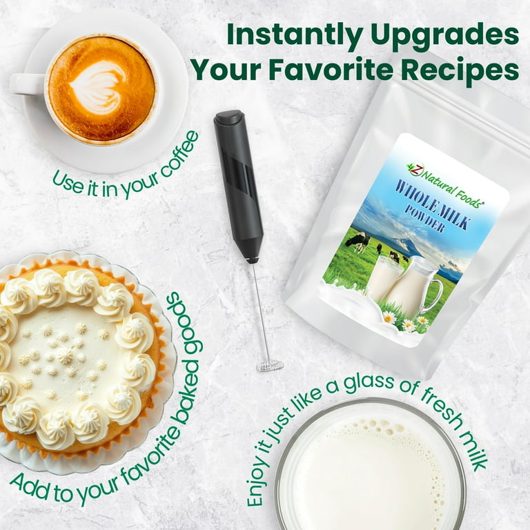 milk❤ Z Natural Foods Whole Milk Powder, Nutritious, Long Shelf Life, No