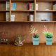 thumbnail image 3 of 2 uds macetas de madera de flores falsas combinación suculenta bonsái decoración del hogar plantas verdes artificiales plantas en macetas montadas en la pared, 3 of 5