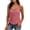 Rouge, variante sur XuJwPNcy Débardeurs Sans Manches pour Femmes Col Rond T-Shirt à Carreaux Chemises Boutonnées Vêtements d'Été Mode Vêtements Fins Décontractés