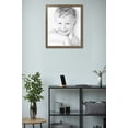 thumbnail image 4 of ArtToFrames 24" x 28" Silver Victorian Emboss Picture Frame, 24x28 inch Silver Wood Poster Frame (WOM-5082), 4 of 8