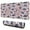 Pink Dinosaurs Plants, variant on Long Mouse Pads for Desk,Purple Background Dinosaur Pattern Desk Mats on Top Of Desks, Desk Mouse Pad Extra Large with 3mm Non-Slip Base and Stitched Edge for Gaming,Office,Work,Home 31.5"x11.8"