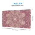 thumbnail image 3 of ZNDUO Large Rubber Mouse Pad Non-slip Desk Mat Baroque Vintage Floral Texture Rubber Desk Pad Mousepad Keyboard Pad for Home Office, 15.8" x 29.5", 3 of 9