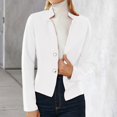 thumbnail image 2 of Jxximdong Blazers for Women, Two Piece Spring and Autumn Season Temperament Versatile Suit Style Coat., Women's Coats White, 2 of 7