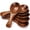 Brown, variant on 6Pcs Mini Wooden Spoons, 3.2inch Wood Spoon Sugar Salt Tea Scoop Teaspoons Seasoning Spoons, Brown