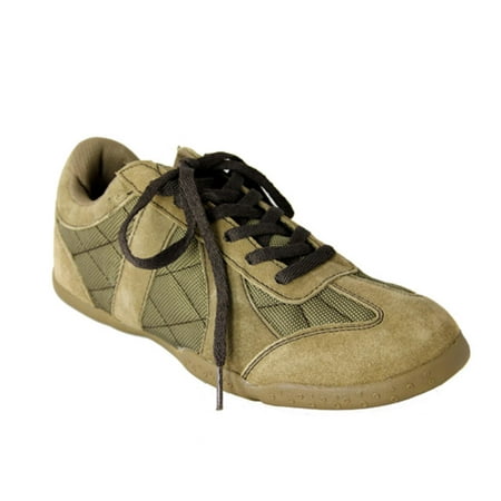 Women's Sage Green Suede Quilted Sneaker Shoes - Size 9