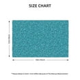 thumbnail image 4 of Placemats Set Of 4 / 6, Lightning Lightblue Glitter A Placemats For Dining Table Indoor/Outdoors Heat Resistant Washable Placemats 18" X 12", 4 of 8