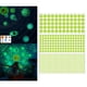 thumbnail image 4 of Pegatinas de pared que brillan en la oscuridad, pegatinas de pared artísticas, 522 piezas, puntos redondos 3 piezas, 4 of 8