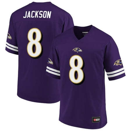Men's NFL Pro Line by Fanatics Branded Lamar Jackson Purple Baltimore Ravens Player (Best Place For Nfl Jerseys)