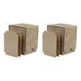 thumbnail image 2 of Dalazy Étui en Cuir pour Cartes 100+ Cartes sous Pochette pour Affaires Couleur Sable 2ensemble, 2 of 6