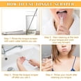 thumbnail image 3 of relayinert Rustproof Tongue Scraper With Storage Case Portable And Safe Ingredients Non Deformable 4pcs 1Set, 3 of 6
