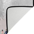 thumbnail image 5 of SKYSONIC Christmas Town Landscape Non-Slip Area Rug, Winter Wonderland Floor Carpet Comfort Floor Mats Decor for Indoor Front Porch Living Room Bedroom Kitchen, 36"x24", 5 of 5