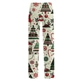 thumbnail image 4 of Womens Christmas Pajama Pants Soft Baggy Lounge Bottoms Sleepwear, Xmas Cozy Cute Print Pj Loungewear , Christmas Party, 4 of 6