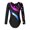Star Black, variant on YiZYiF Kids Girls One-piece Ballet Dance Leotard Long Sleeves Printed Patterns Gymnastic Jumpsuit