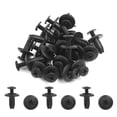 thumbnail image 3 of Unique Bargains 20PCS Black Car Trim Door Panel Retainer Clips Rivet Fastener Fits 6mm Dia Hole, 3 of 4