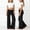 Black, variant on OGLCCG Girls Wide Leg Yoga Pants Flowy Foldover High Waisted Palazzo Baggy Lounge Trousers Athletic Workout Flare Leggings 5-14 Years