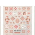thumbnail image 5 of 3 Sheet Embossed Nail Art Sticker Self Adhesive 5D Hollow Pattern Nail Decals Decoration Accessories, 5 of 5
