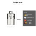 thumbnail image 1 of Large Capacity Pure Titanium Waterproof Storage Jar with Glass Seal - Portable, Corrosion-Resistant Container for Medicines, Small Items, Emergency Use & Daily Essentials – Easy-Access Design for, 1 of 6