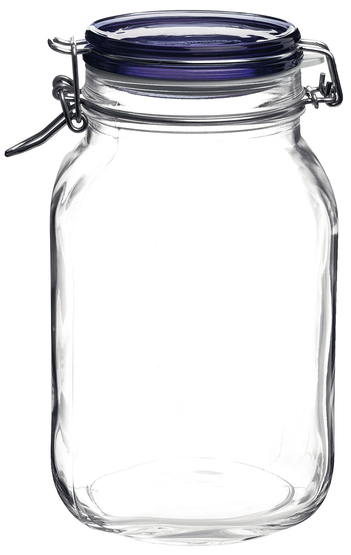 Bormioli Rocco Fido Jar - 2L (67.75 oz) - Blue Lid