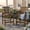 Brown, variant on Outdoor Patio Bar Height Chair Set of 2, All-Weather HDPE Bar Height Barstools Widened Chair Set, Adirondack Chairs Set with Widened Armrests for Garden, Poolside, Bistro