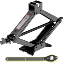 Scissor Car Jack 2 Ton (4409 lbs) Tire Changing Kit with Lug Wrench - Emergency Kit for Car, SUV, MPV