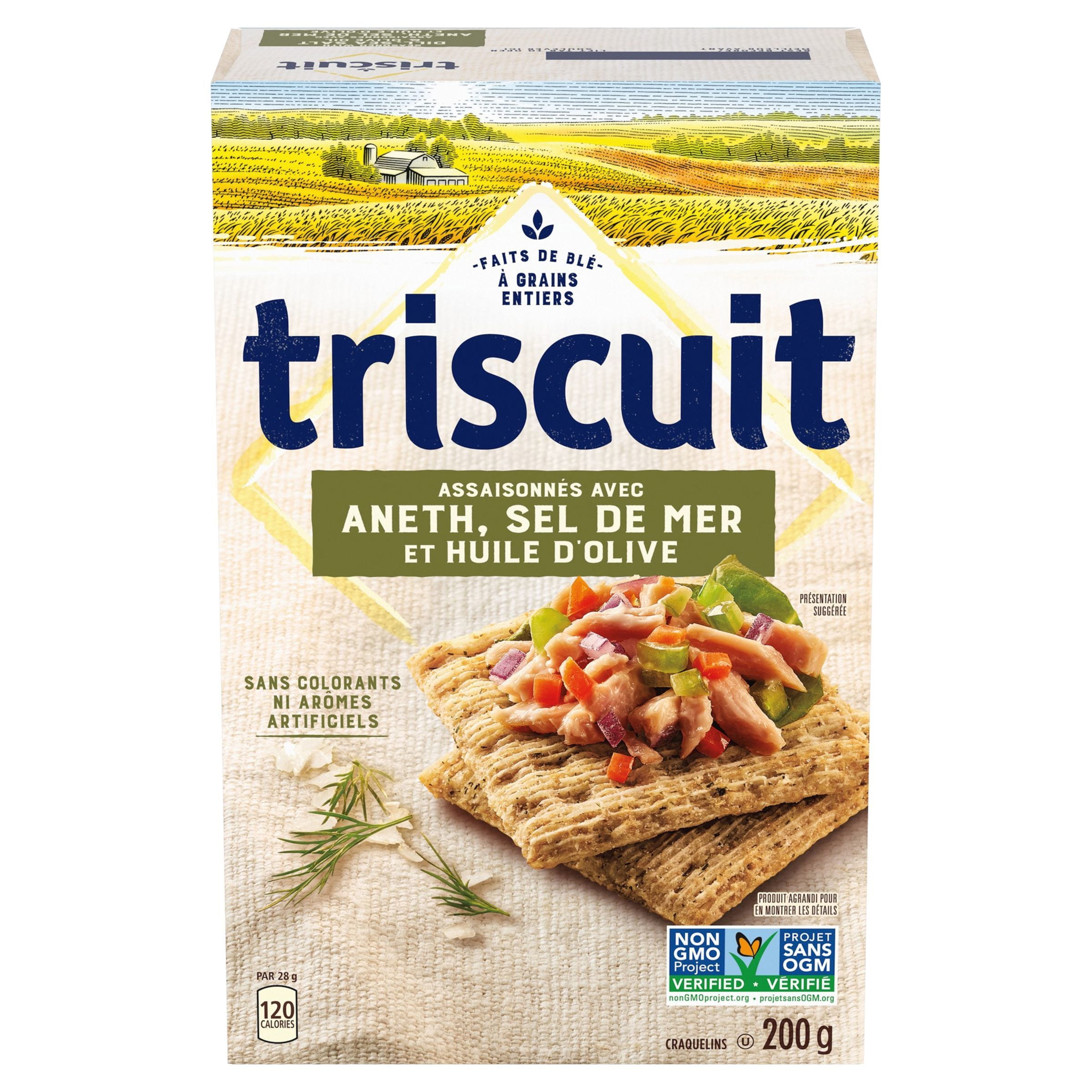 Triscuit Dill Sea Salt & Olive Oil Snacking Crackers, 200 g