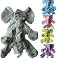 thumbnail image 2 of Juguete de peluche de piel de elefante para Bebé y Niño, almohada suave Anminal de gran tamaño para calmar el sueño, muñeca calmada para regalo, 40/60cm, novedad, 2 of 4