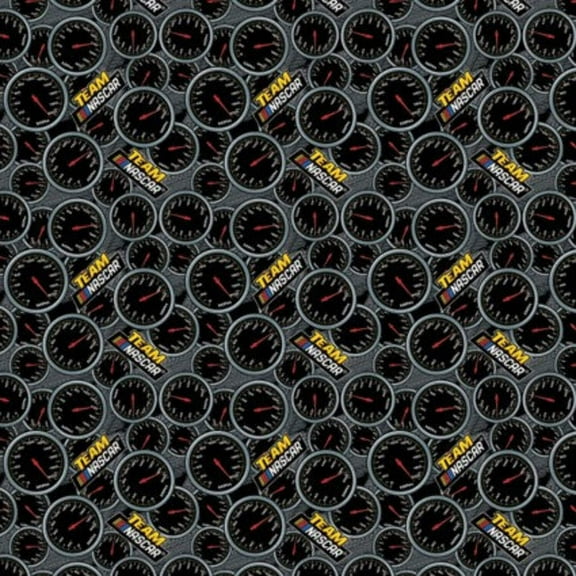 Team Nascar Speed Cotton Fabric