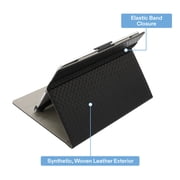 onn Universal Tablet Folio Case, Fits Most 12 - 13 Tablets - Black