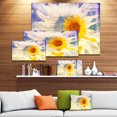 thumbnail image 3 of Double Exposure Yellow Sunflowers - Floral Canvas Art Print, 3 of 4