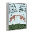 thumbnail image 2 of Stupell Industries Friendship Symmetrical Giraffes Gray Framed Giclee Art design by Susan Henke, 14 x 11, 2 of 7