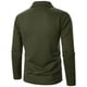 thumbnail image 4 of pstuiky hombres de manga larga, Suéter de manga larga con cremallera para hombre, abrigo informal sin capucha de manga larga para hombre Tops de hombre m, 4 of 4
