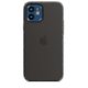 thumbnail image 1 of Funda de silicona para iPhone 12 y 12 Pro Max, iPhone 12 12pro, color negro, 1 of 1