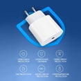 thumbnail image 3 of Cargador de iPhone 2 paquetes de 20 W Certificado Apple MFi: Adaptador de corriente USB C PD 3.0 Toma de carga USB C, Cargador rápido Compatible con iPhone 14/13/13 Mini/13 Pro/13 Pro Max/12, etc., 3 of 5