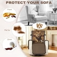 SCRAWLGOD Lion Cross Print Recliner Cover Stain Resistant Washable ...