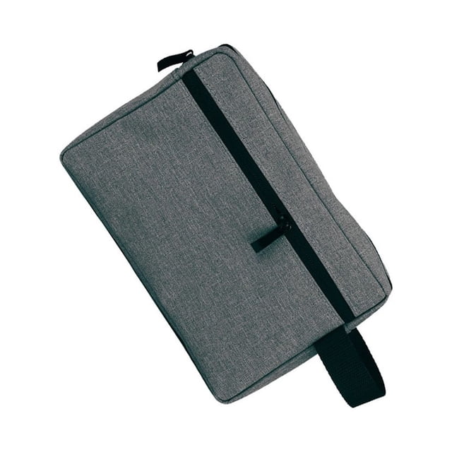 Yuarrent Neceser de viaje para hombre, capacidad de contenedor, bolsas de maquillaje para mujer, organizador impermeable para mujer, bolso de Almacenamiento y organización del hogar Gris oscuro