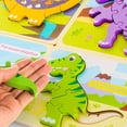 thumbnail image 4 of Rompecabezas de dinosaurios Hugo rompecabezas de dinosaurios de 2 piezas para niños pequeños, 4 of 10