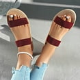 thumbnail image 6 of Mostsola Womens Sandals Open Toe Slingback Flats Summer Braided Sandal Platform Beach Shoes, 6 of 8