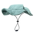 thumbnail image 4 of Sombrero para perro jinwen protección solar cordón ajustable M Green, 4 of 8
