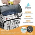 thumbnail image 2 of Travel Cooler Bag - Scribble Dogs Camping Beer Cooler Backpack with Bottle Opener- Waterproof Insulated Picnic Backpacks - Cooler Bag for Beach, 2 of 6