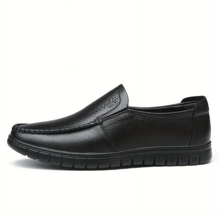 

SHZHRUKUNSHM Comfy Moc Toe Non-slip Slip On Dress Loafer Shoes for Men Stylish and Versatile Men‘s Shoes for Spring and Summer Fashion Trends