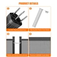 thumbnail image 4 of Pool Safety Fence – Removable for Inground & Above Ground Pools – Durable PVC Mesh Barrier – Easy DIY Install – Stainless Steel Feet – 4x48FT, 4 of 6