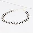thumbnail image 5 of UDIYO Fashion Wave Chain Black Beads Charm Choker Party Short Necklace Women Jewelry, 5 of 5
