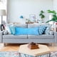 thumbnail image 5 of Almohada Cojín Abrazable Pelo Largo Suave Decorativo Colores Aqua, 5 of 6