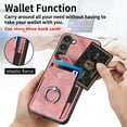 thumbnail image 2 of Allytech Galaxy S24 Ultra Wallet Case with Card Holder, 360°Rotation Ring Stand, Support Car Mount, PU Leather Full Body Shockproof Slim Anti-Drop Women Men Cover for Samsung Galaxy S24 Ultra, Pink, 2 of 8
