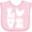 AD-Pink, variant on Inktastic Love Chickens Boys or Girls Baby Bib