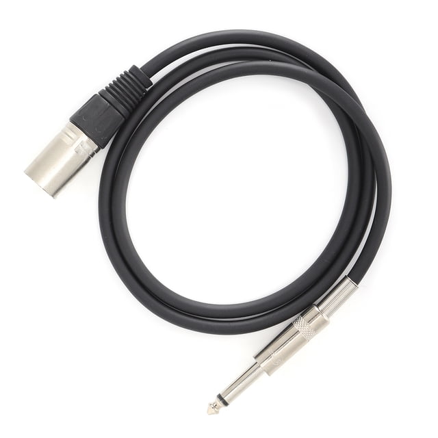 XLR Male TRS Cable Balanced 6.35mm Audio Line for Microphones Stage DJ