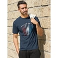 thumbnail image 2 of Planes With American Flag Colors T-Shirt Men -Smartprints Designs, Male Large, 2 of 4